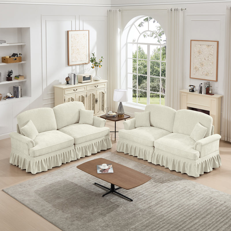2-Seater Loveseat - Beige