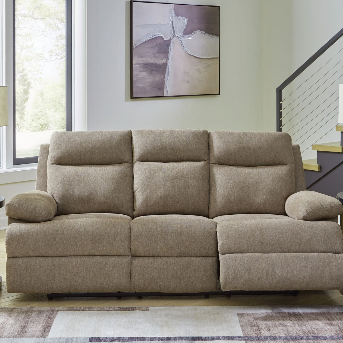 Side-Swipe - Reclining Sofa With Drop Down Table