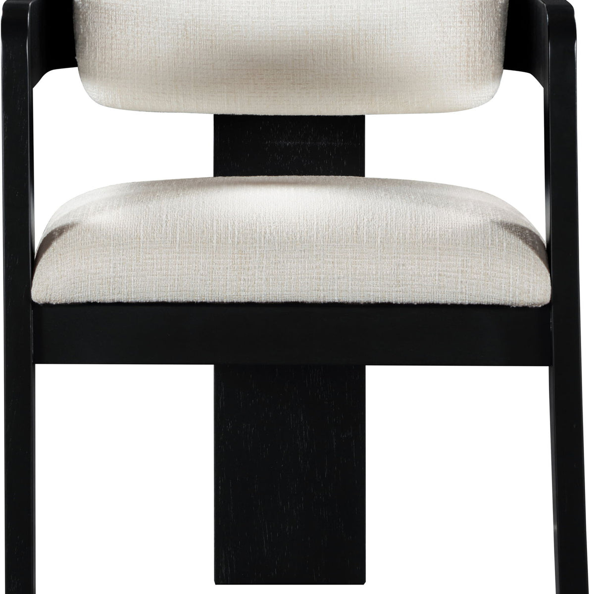 Sacha - Linen Dining Chair With Black Base (Set of 2)