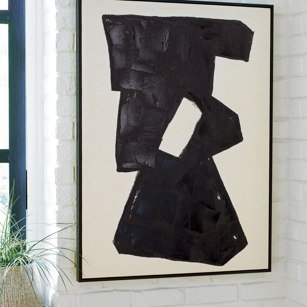 Garviery - Wall Art - Black / Cream