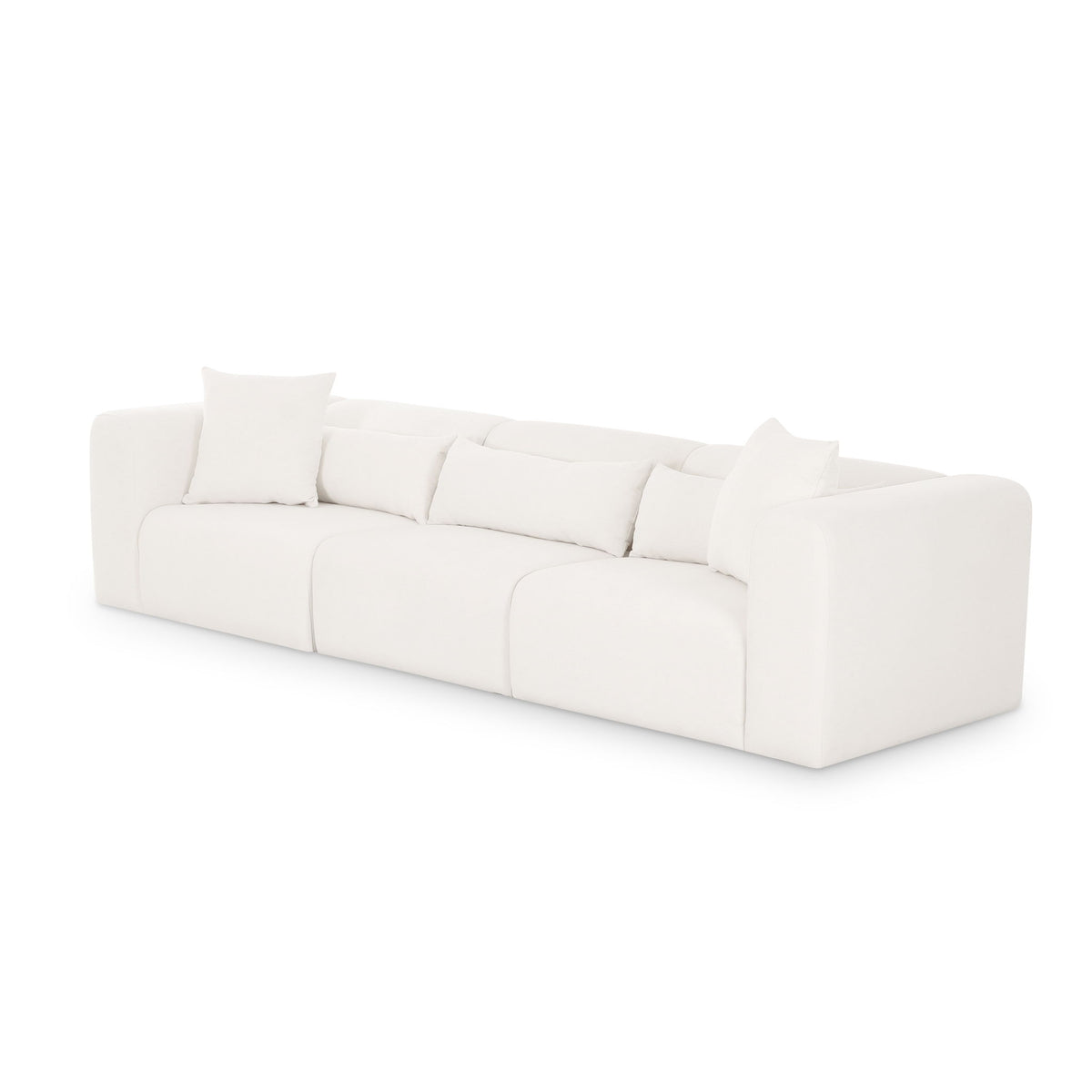 Tarra - Chenille Modular Sofa - Cream