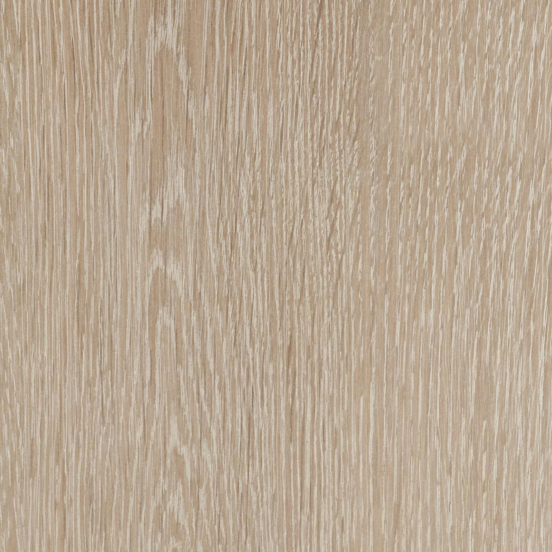 Close-up of light beige wood grain finish on end table surface with textured lines.