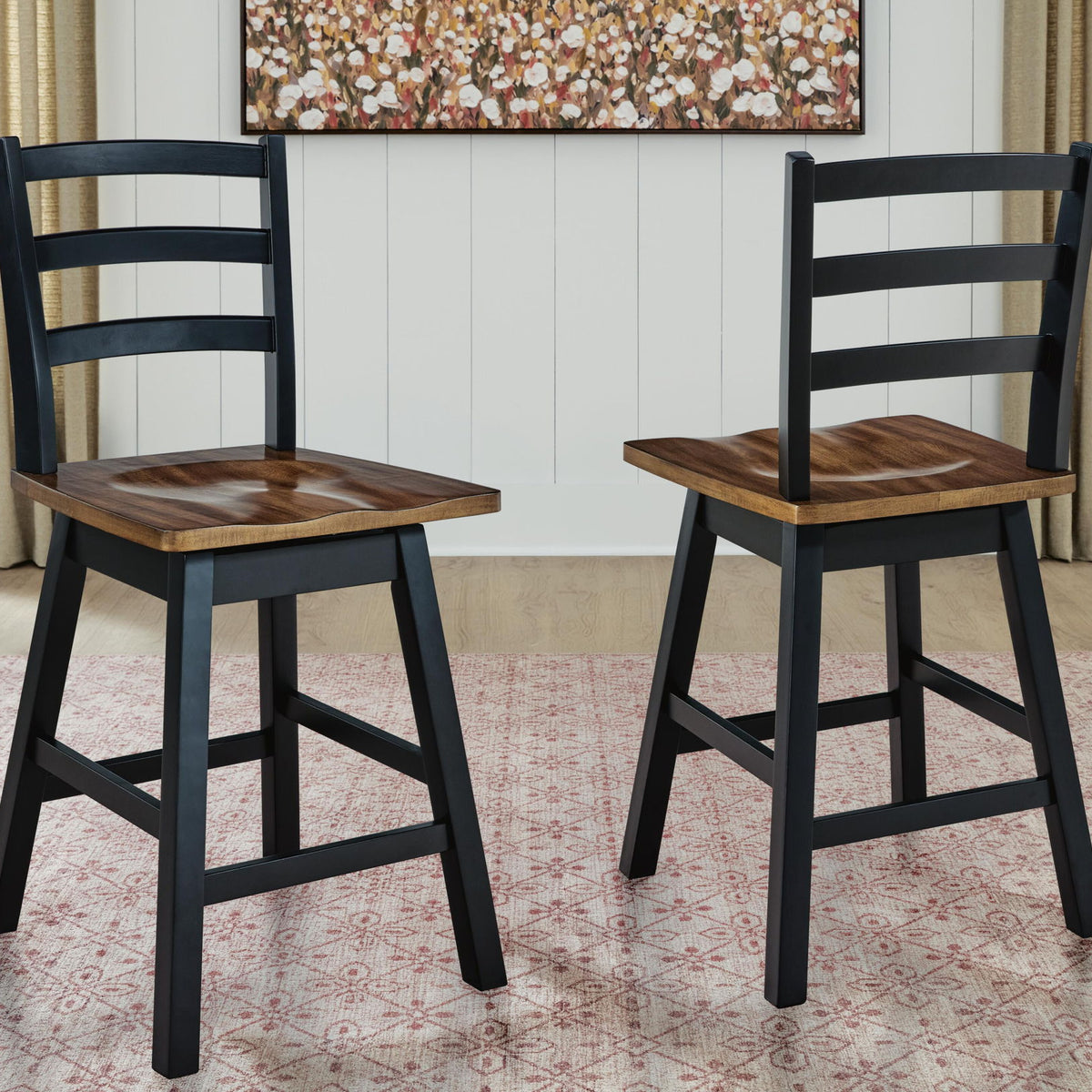 Wildenauer - Swivel Stool (Set of 2)