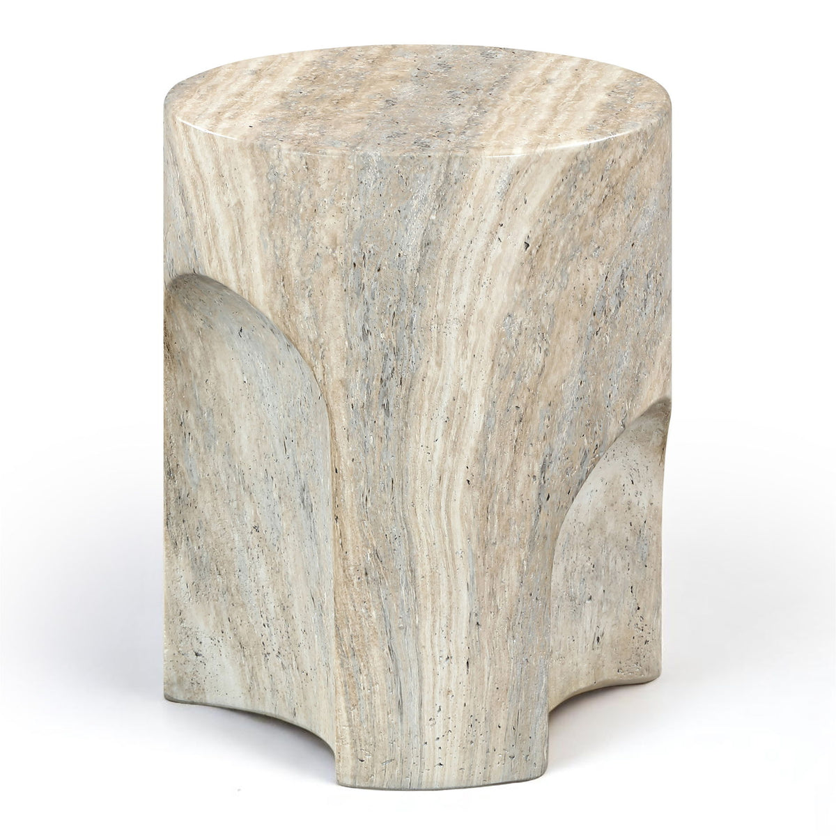 Olira - Concrete And Fiberglass Indoor / Outdoor End Table