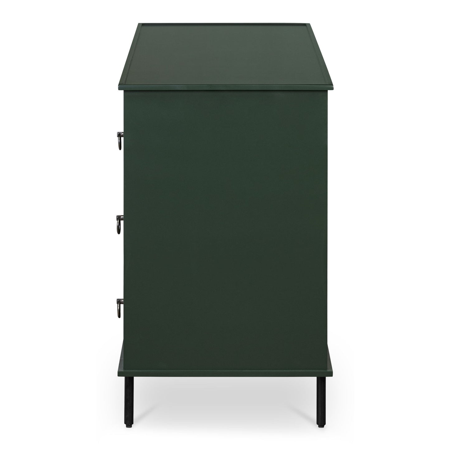 Reagan - 6 Drawer Dresser - Deep Green