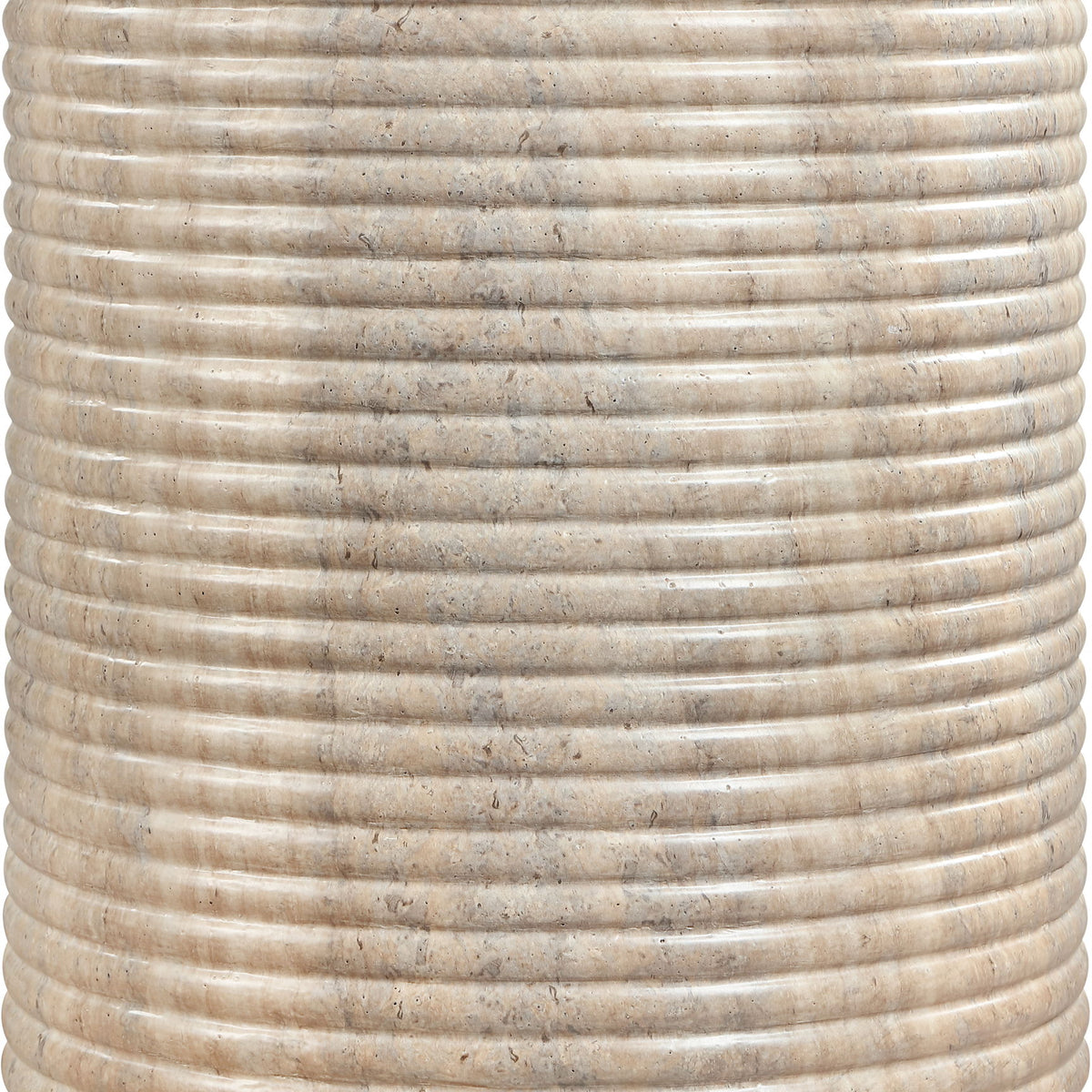 Rapallo - Concrete Indoor/Outdoor End Table - Travertine