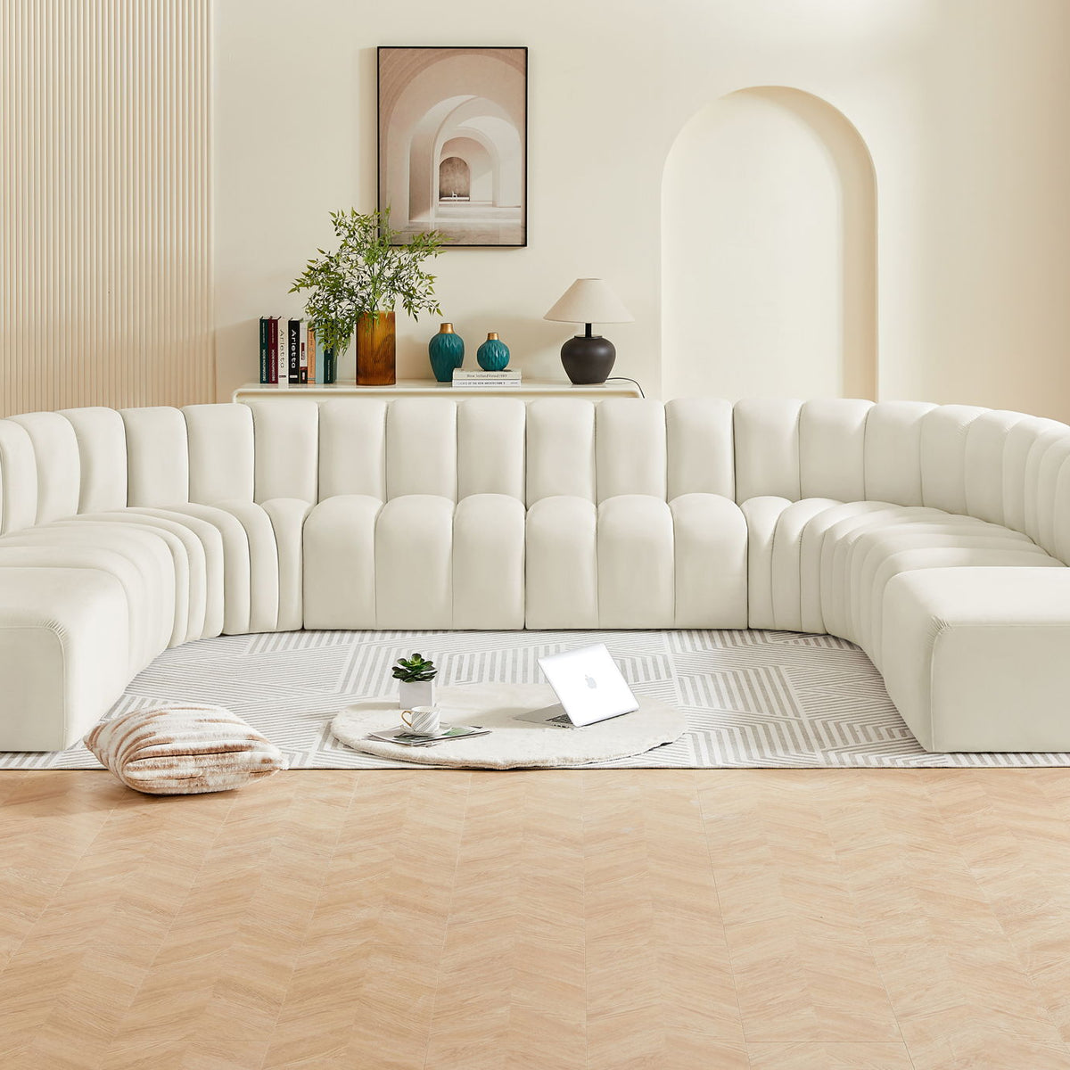 Arc - Velvet Modular Sectional