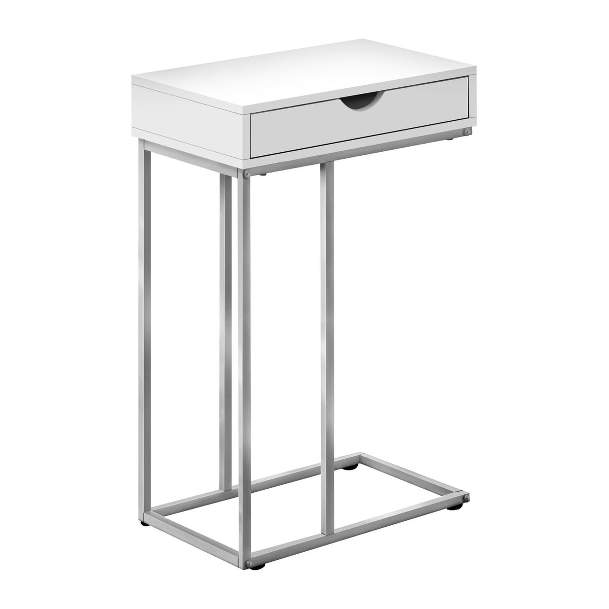 Accent Table, C - Shaped Contemporary & Modern Design
