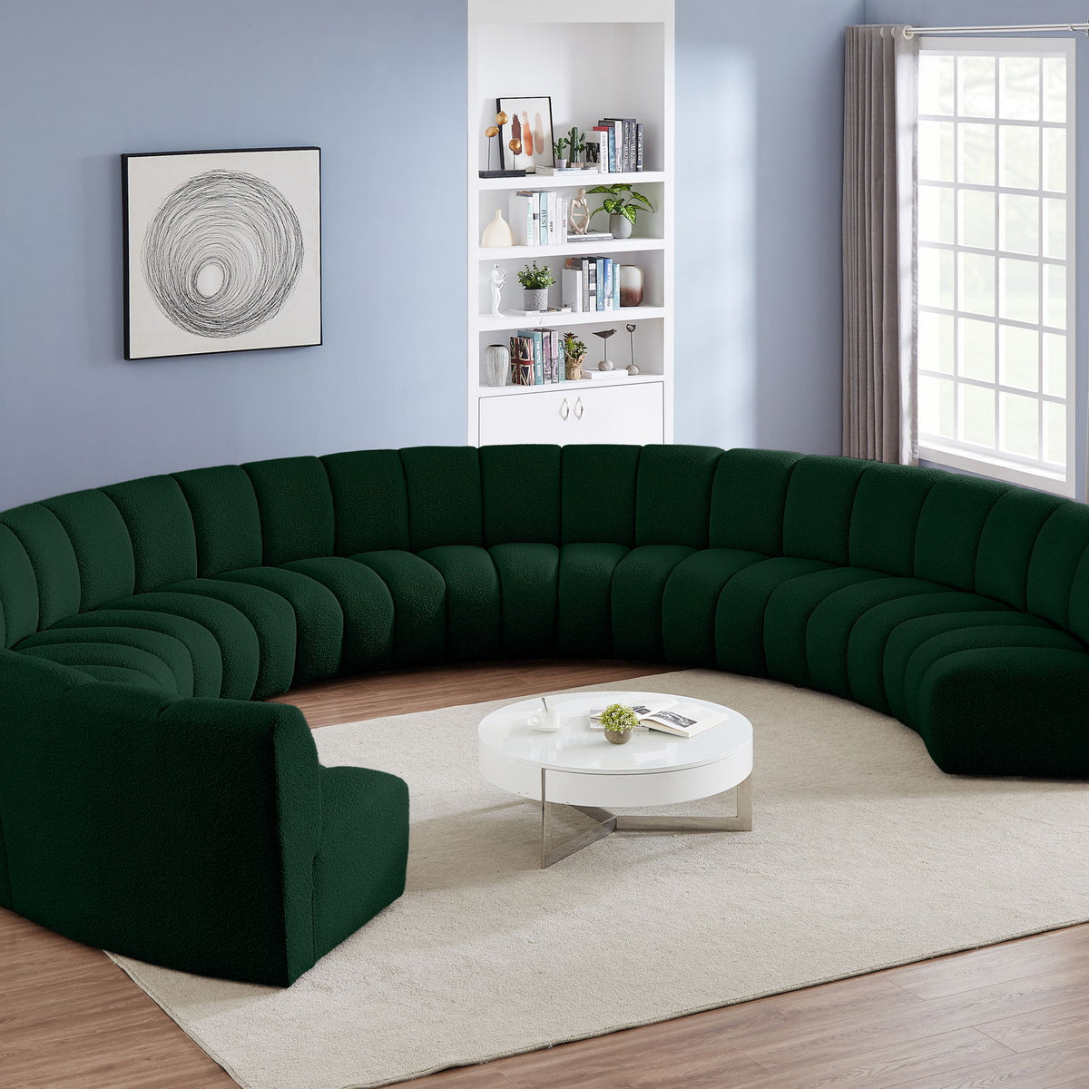 Infinity - 9 Piece Boucle Modular Sectional