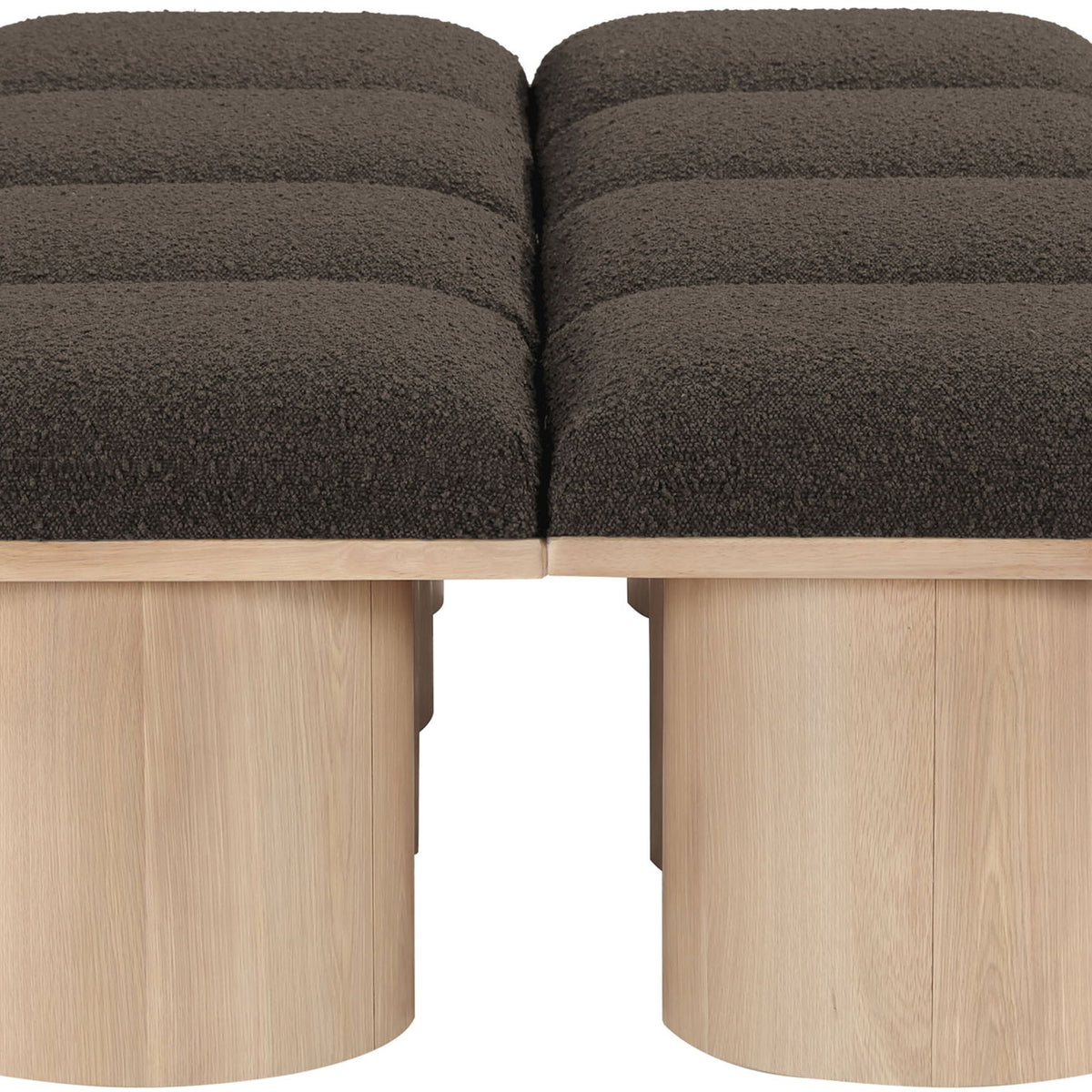 Pavilion - 8 Piece Modular Bench With Natural Base