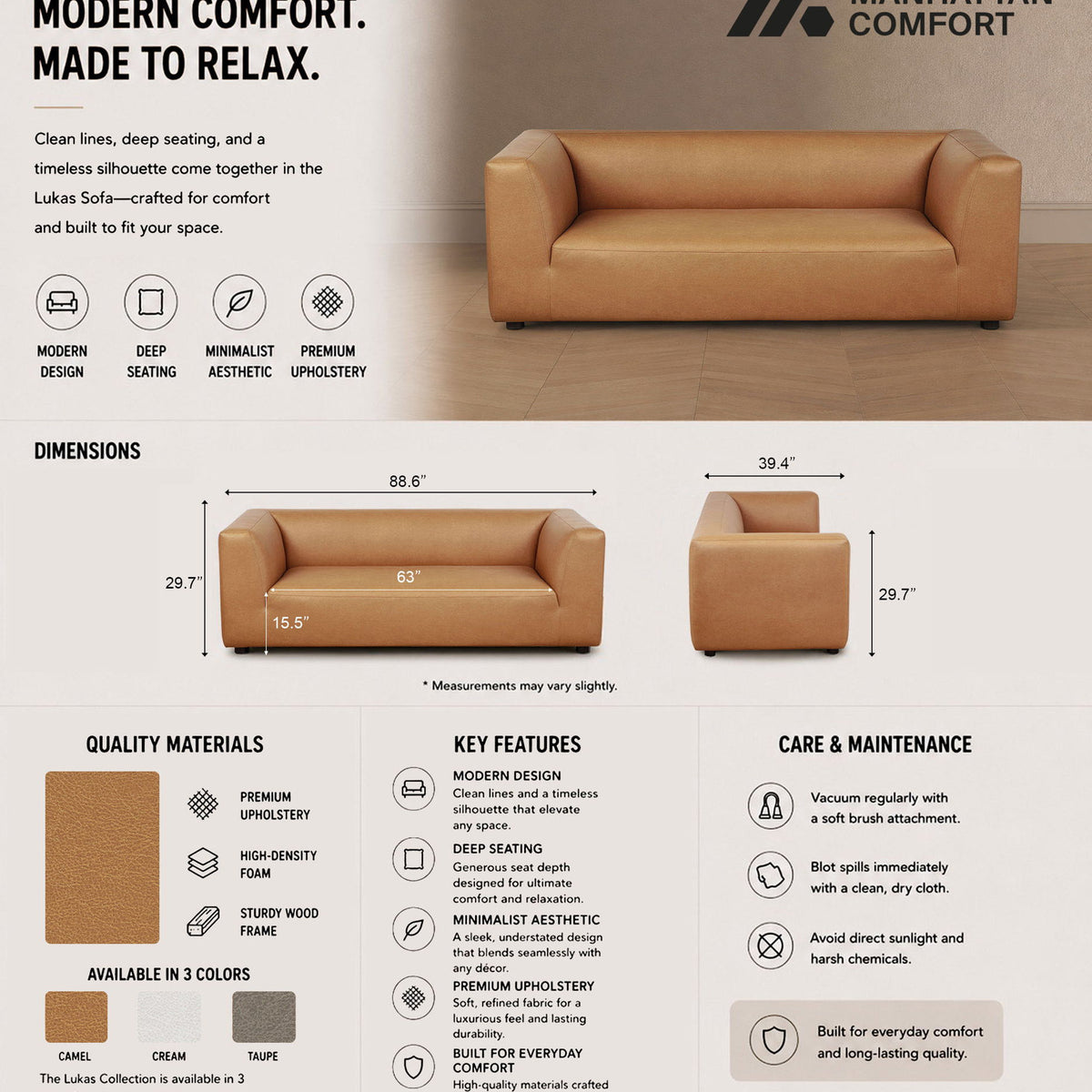 Manhattan Lukas - Sofa