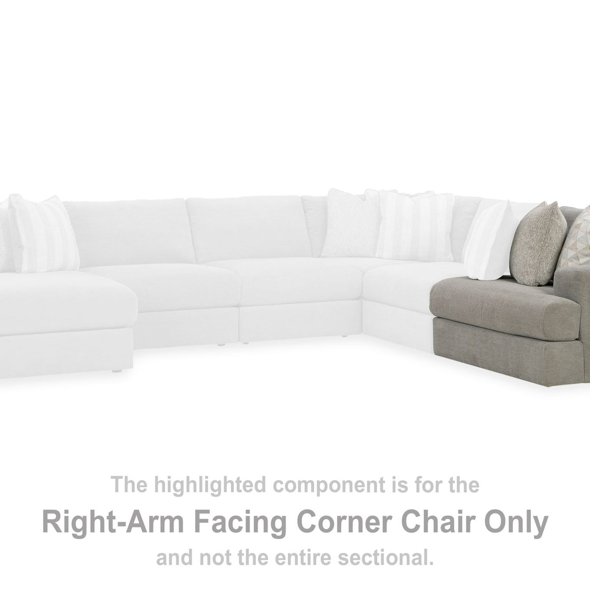 Avaliyah - Raf Corner Chair - Ash