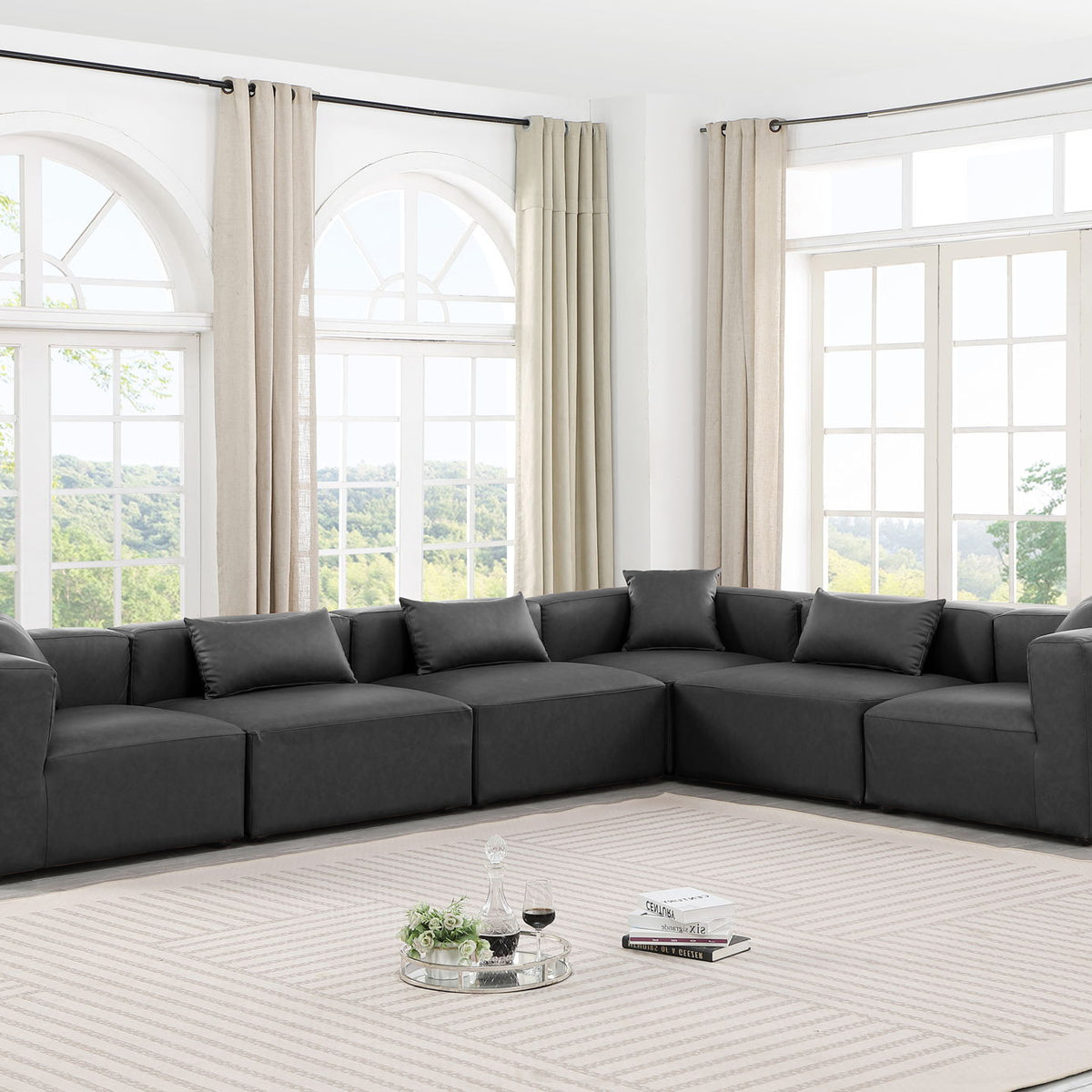 Cube - 6 Piece Modular Corner Sectional