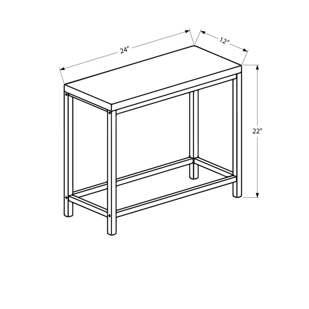 Perfect Accent Table, Side Transitional