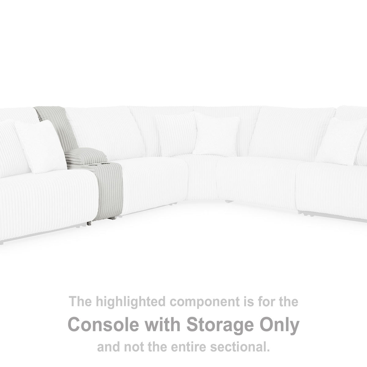 Top Tier - Console With Storage - Alloy
