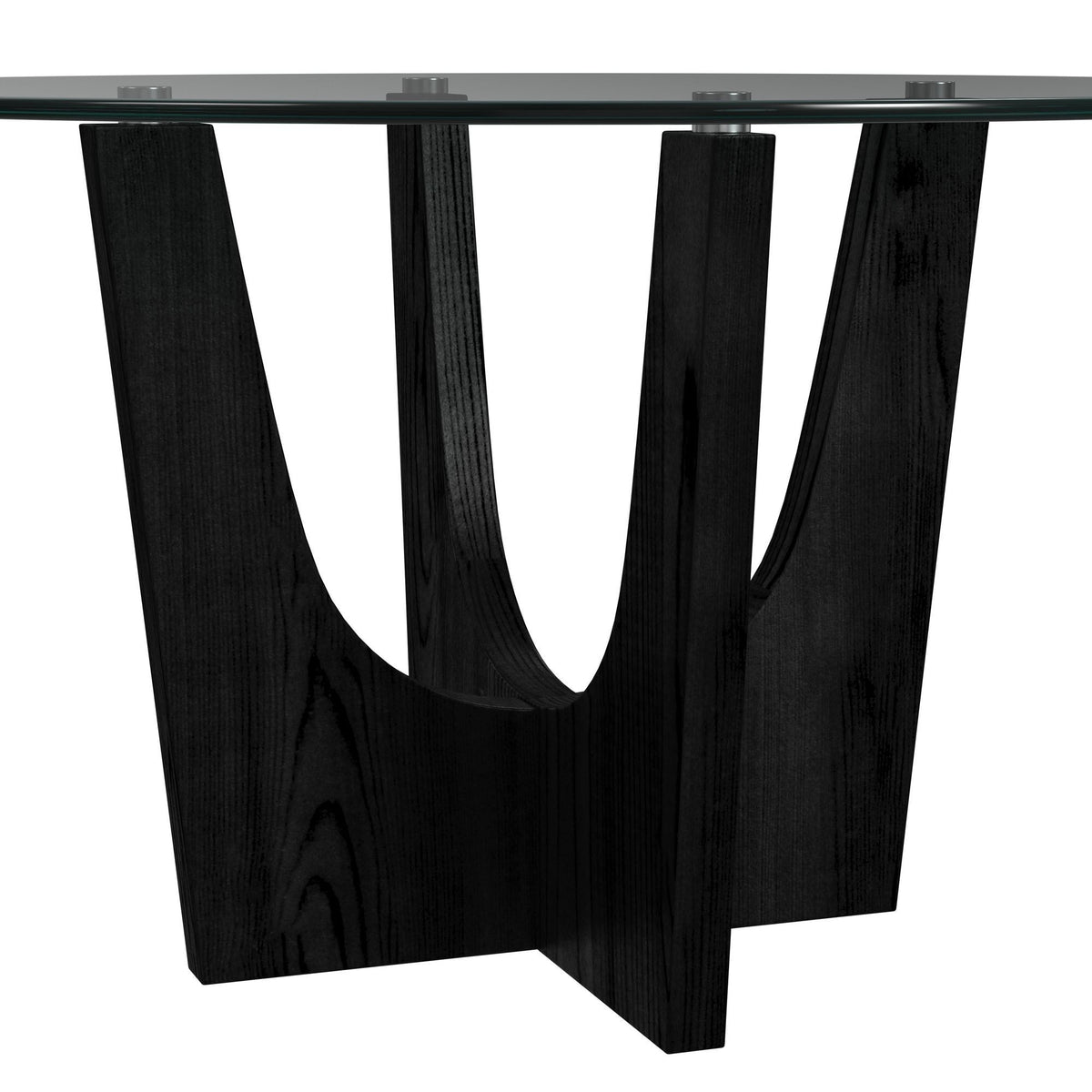 Oregon - Round Table With Glass Top