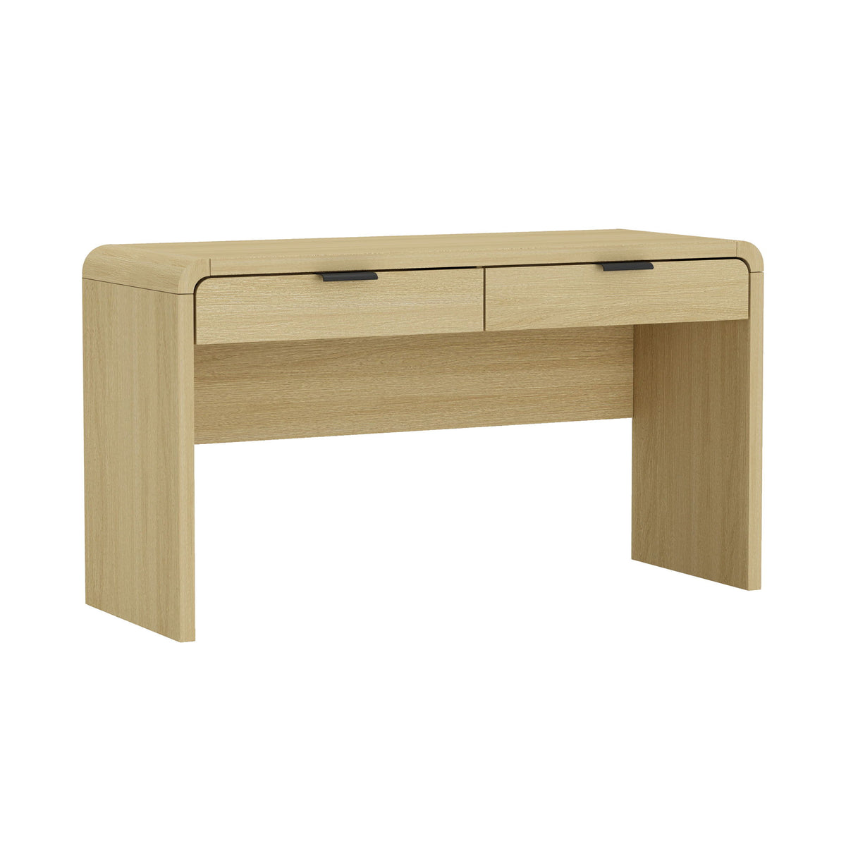 Grace - 2-Drawer Office Desk - Natural Oak