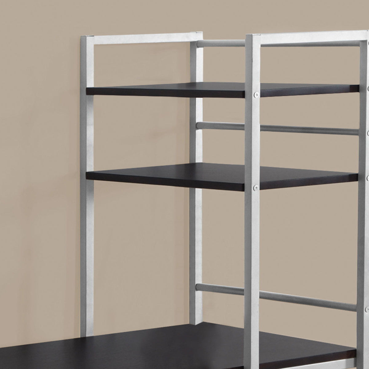Computer Desk For Home Office, Laptop Storage Shelves