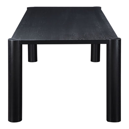 Post - Dining Table Large - Black Oak