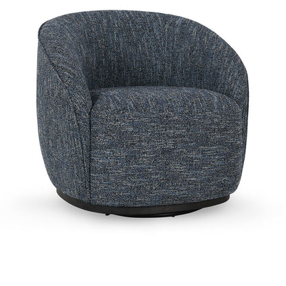 Andrea - Swivel Accent Chair - Blue