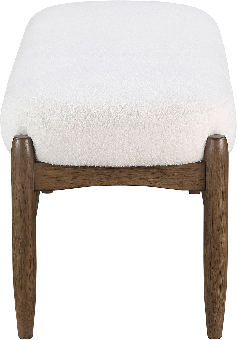 Briar - Faux Sheepskin Upholstered Bench