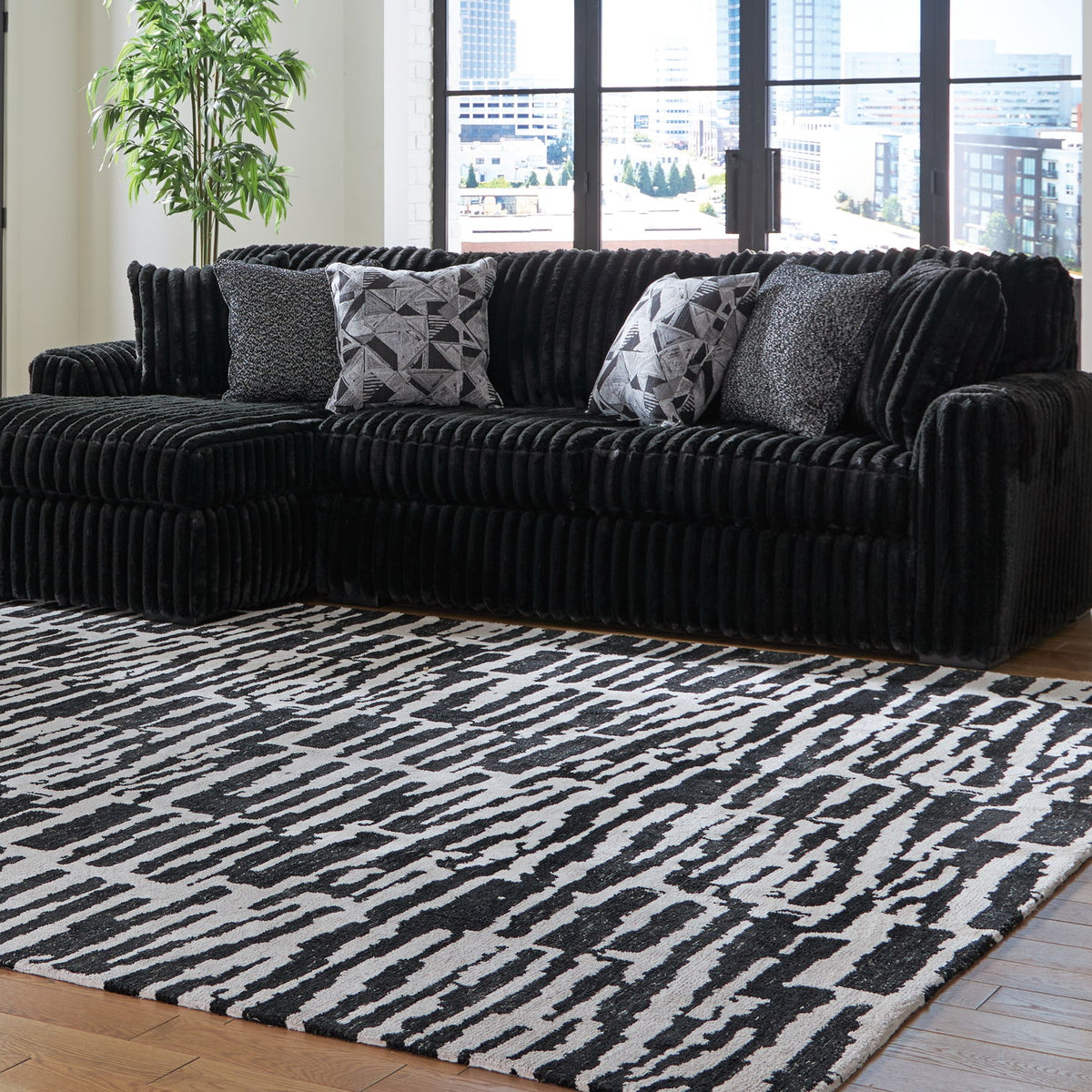 Midnight-Madness - 3 Piece Sectional