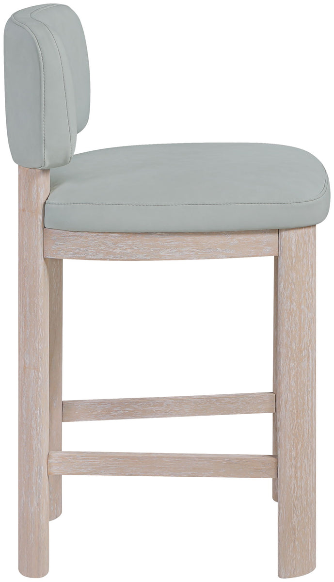 Paloma - Faux Leather Upholstered Counter Stool (Set of 2)