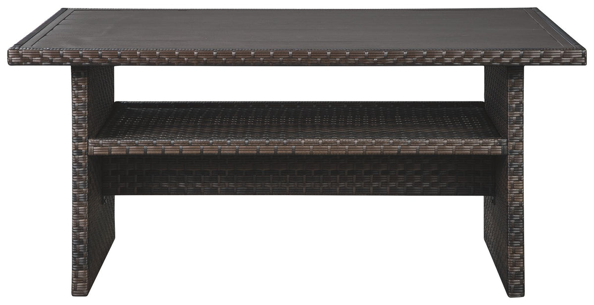 Easy Isle - Dark Brown / Beige - RECT Multi-Use Table