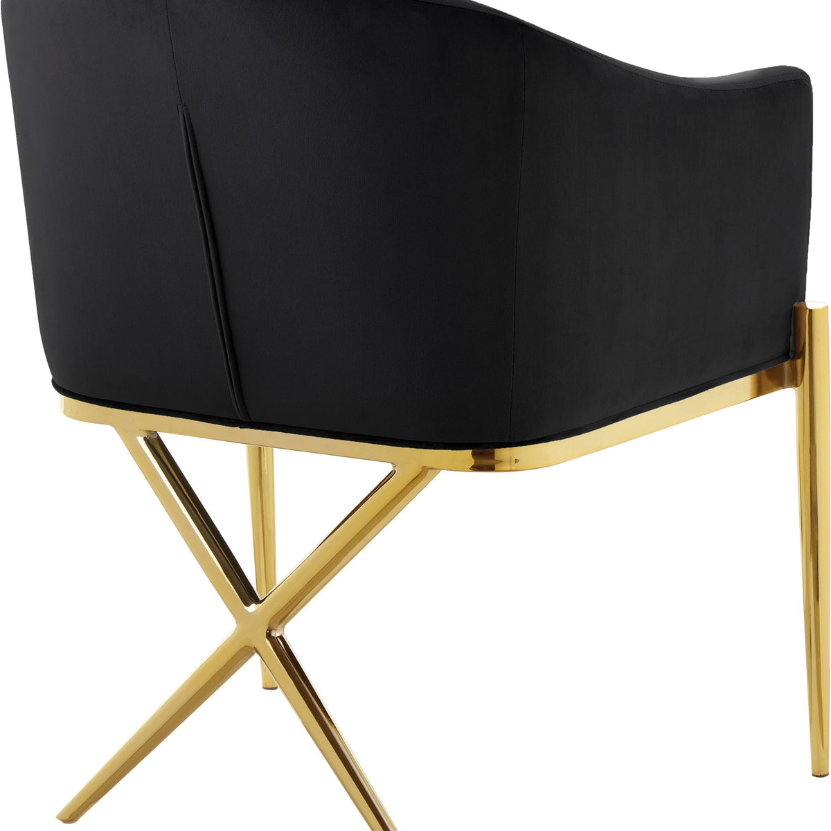 Xavier - Dining Chair with Gold Legs