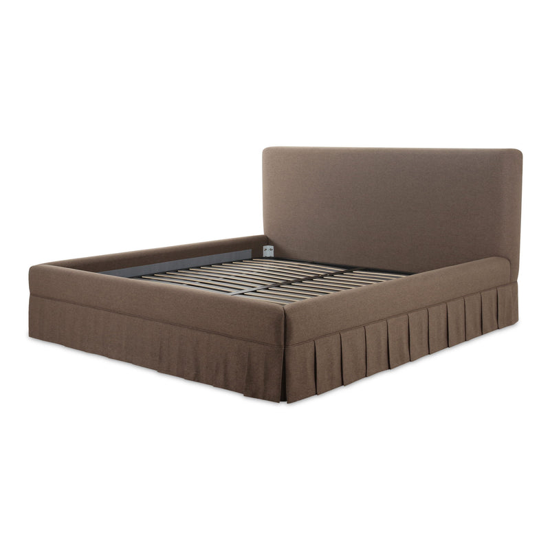 Maren - King Bed - Dark Brown