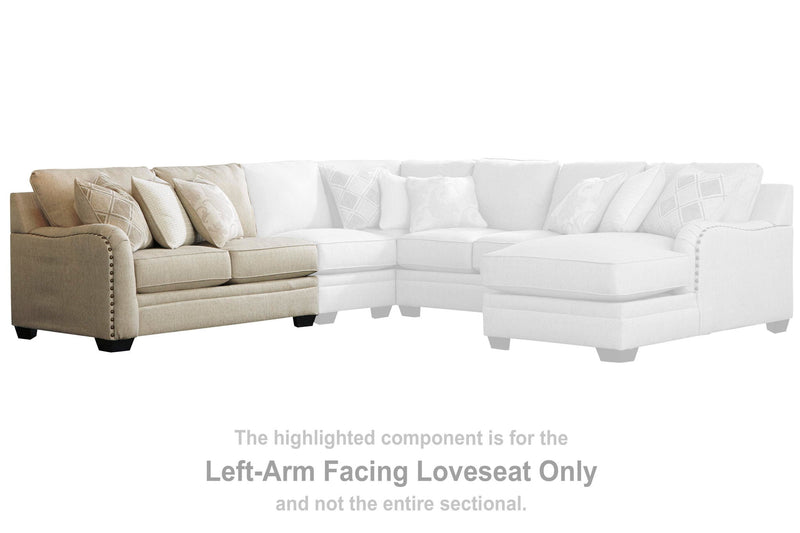 Luxora - LAF Loveseat - Bisque