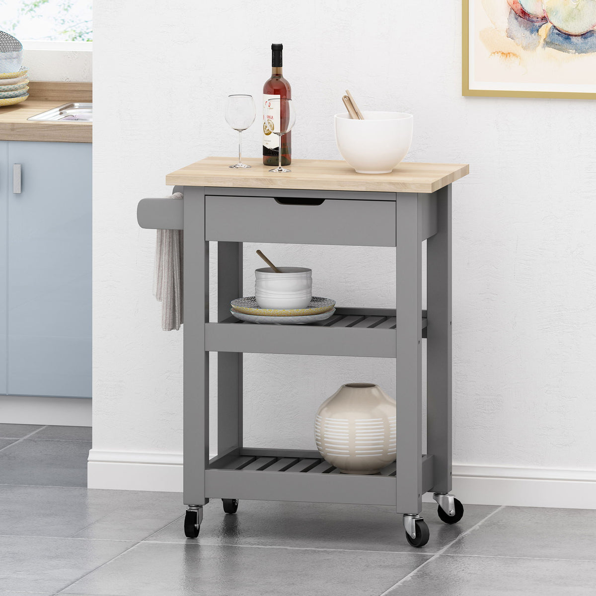 Tattnall - Kitchen Cart With Wheels