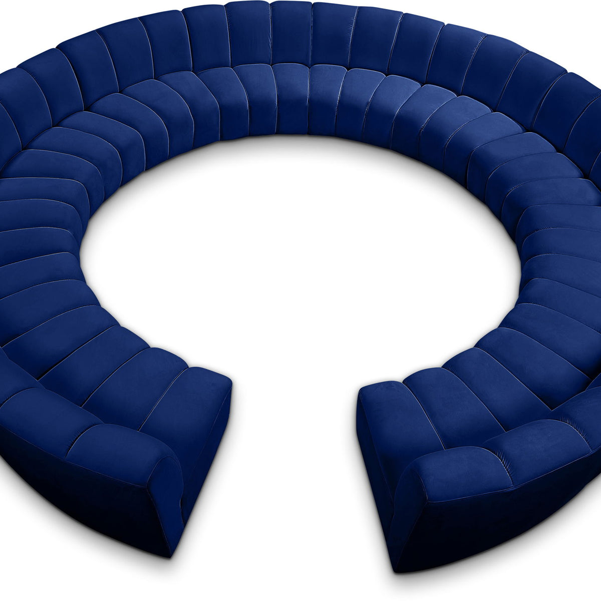 Infinity - 12 Piece Velvet Modular Sectional