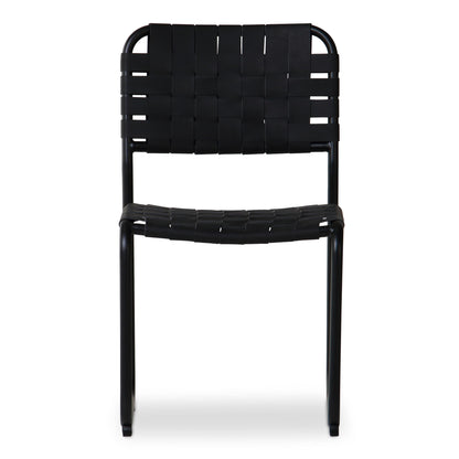 Moma - Leather Dining Chair (Set of 2) - Black