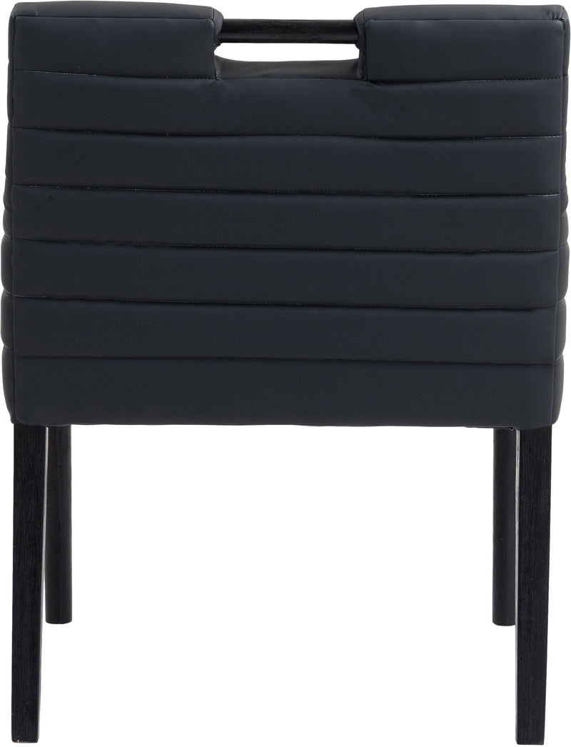 Aimee - Dining Arm Chair - Black Legs