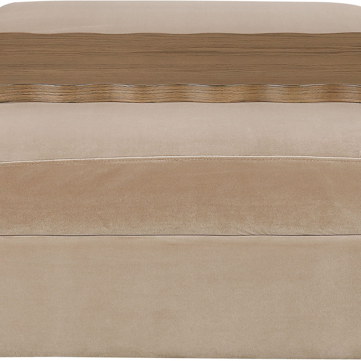 Woodra - Velvet Coffee Table/Ottoman