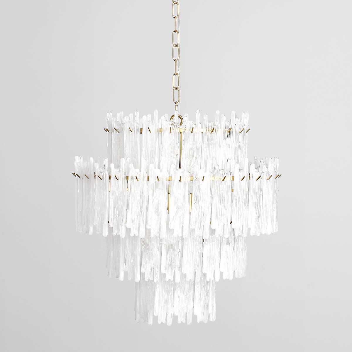 Everly - Chandelier Round - Clear/White