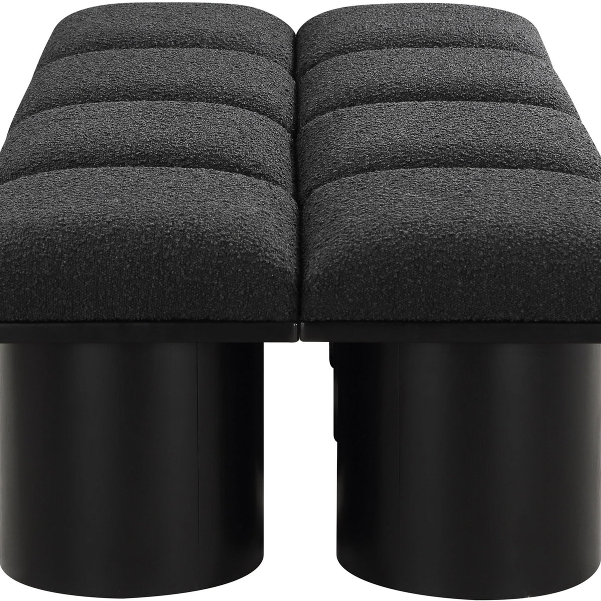 Pavilion - 8 Piece Modular Bench With Black Base