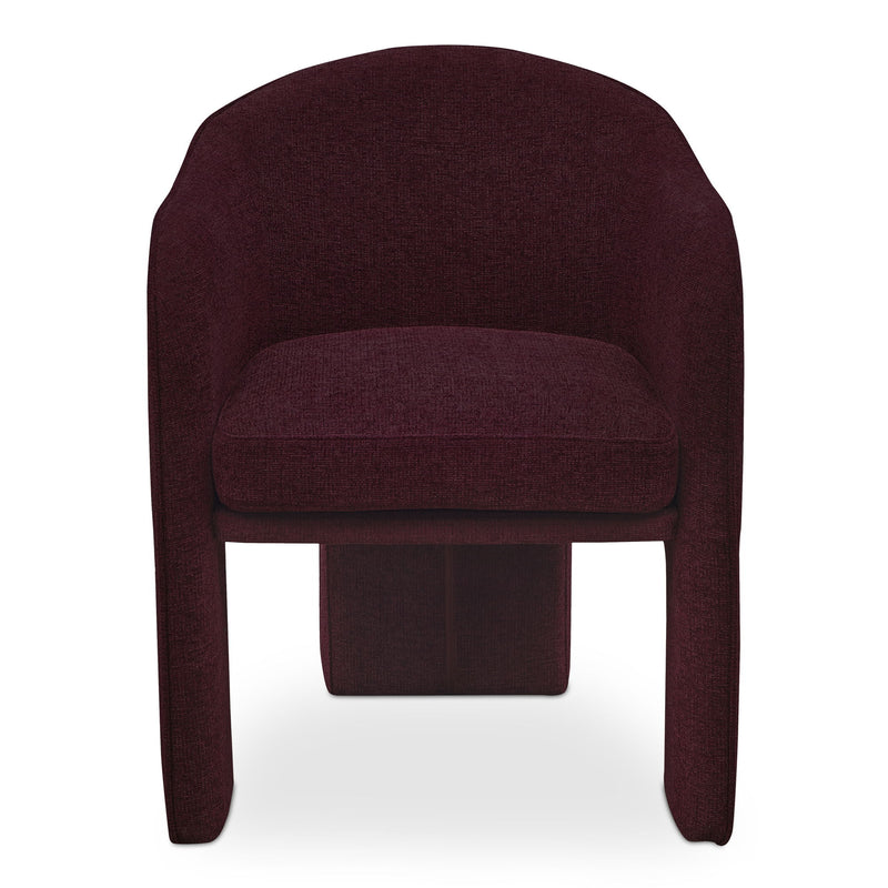 Clara - Performance Fabric Dining Chair - Plum