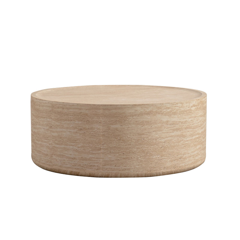 Modern Round Table With Mars Pattern For Living Room