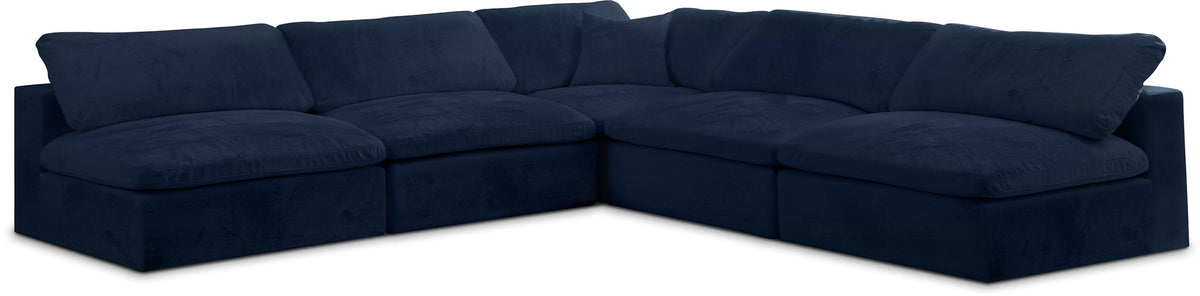 Cozy - 5 Piece Modular Corner Armless Sectional
