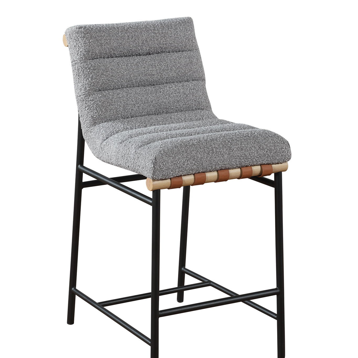 Lahni - 17" Boucle Fabric Counter Height Chair