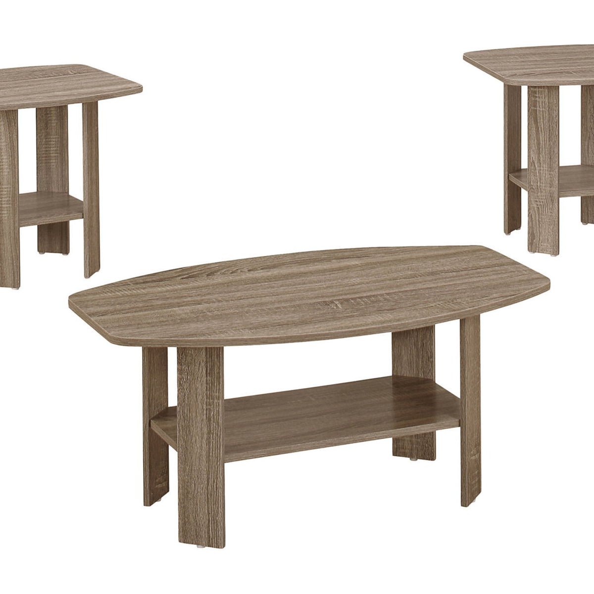 Table Set, Coffee, End, Side, Accent For Living Room (Set of 3)