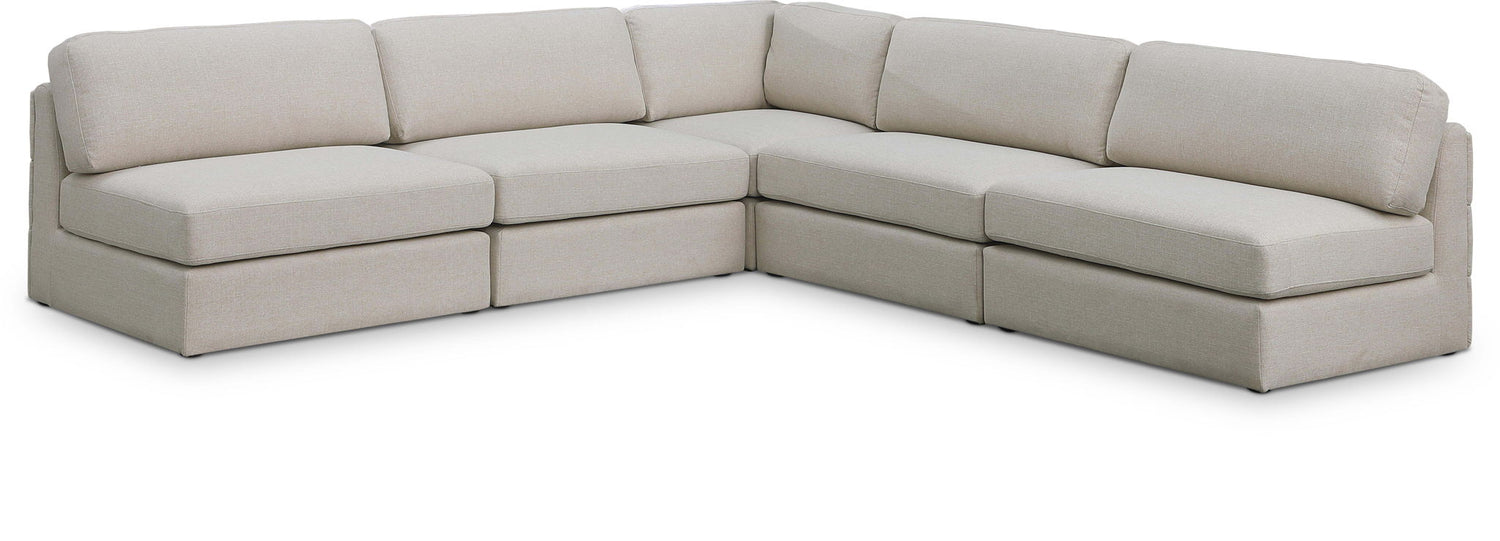 Beckham - 5 Piece Modular Corner Armless Sectional