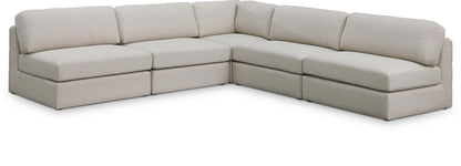 Beckham - 5 Piece Modular Corner Armless Sectional