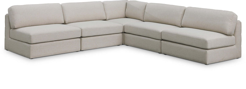 Beckham - 5 Piece Modular Corner Armless Sectional