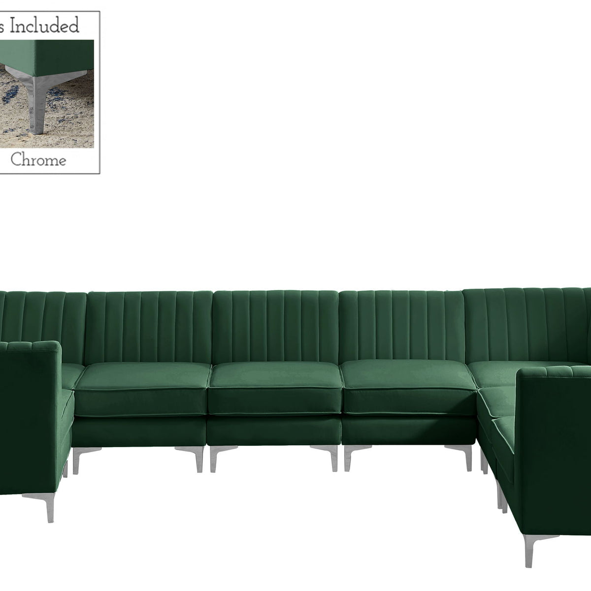 Alina - 8 Piece Modular U-Shaped Sectional