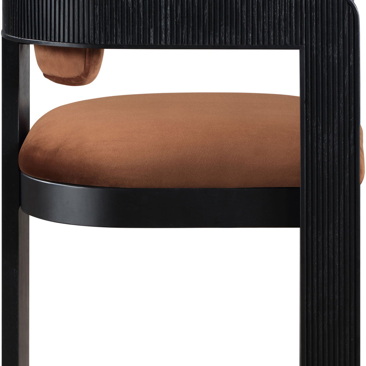 Sacha - Velvet Dining Chair With Black Base (Set of 2)