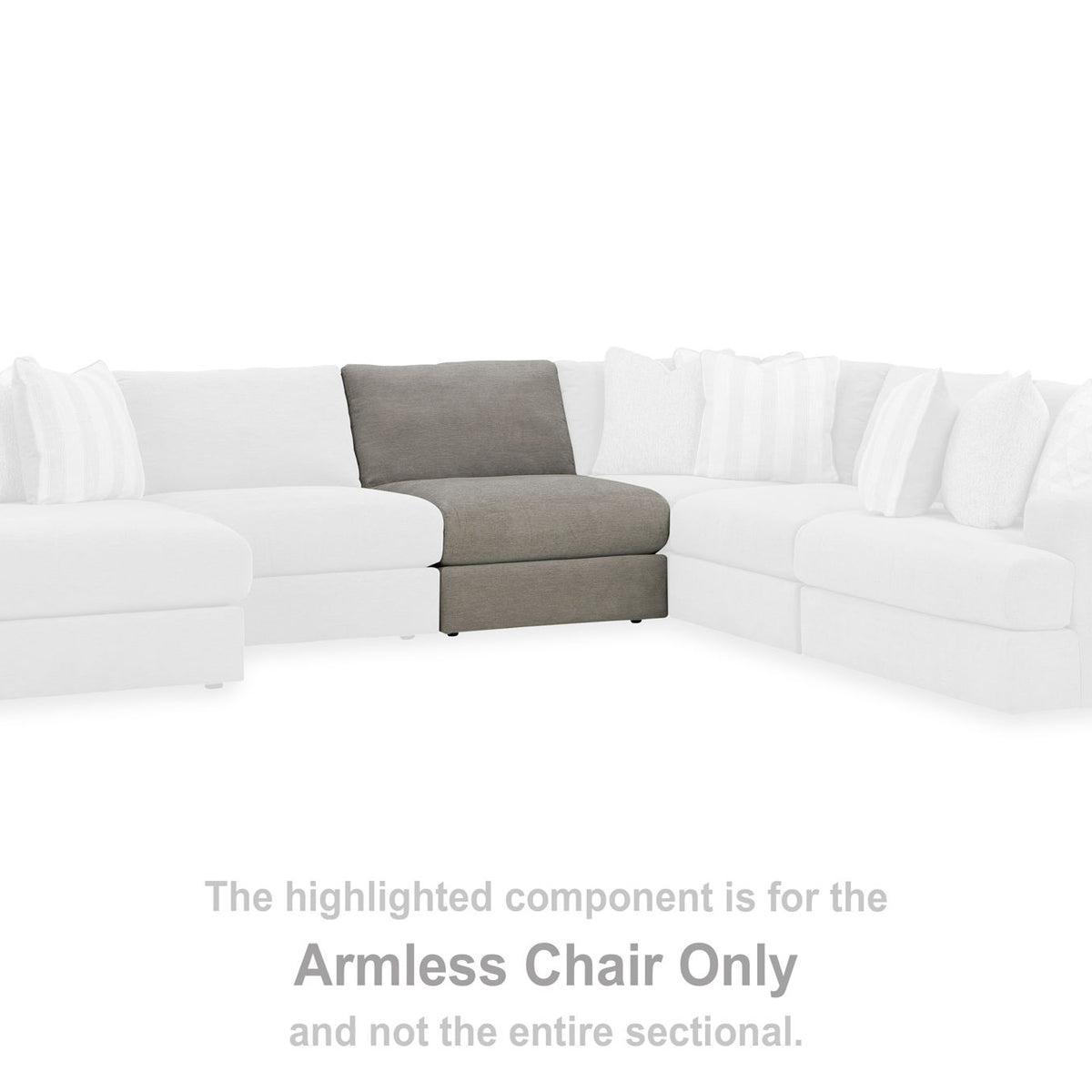 Avaliyah - Armless Chair - Ash