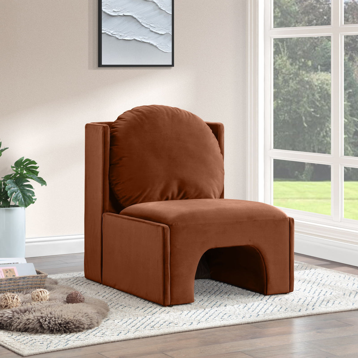 Sigma - Accent Chair - Cognac